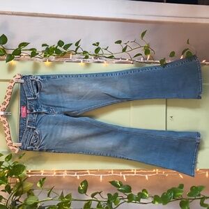 Women's Hollister Stretch Flare Low rise Hip Slung 7 Regular